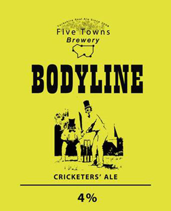 Bodyline brewed by Five Towns Brewery