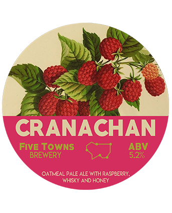 cranachan brewed by Five Towns Brewery