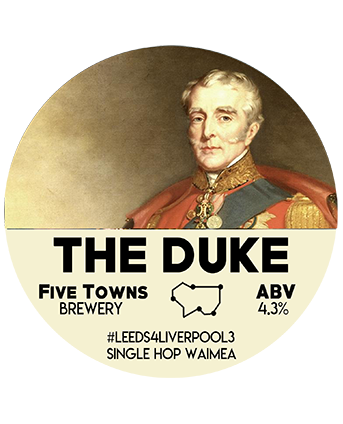 duke brewed by Five Towns Brewery