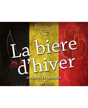 La biere d'hiver brewed by Five Towns Brewery
