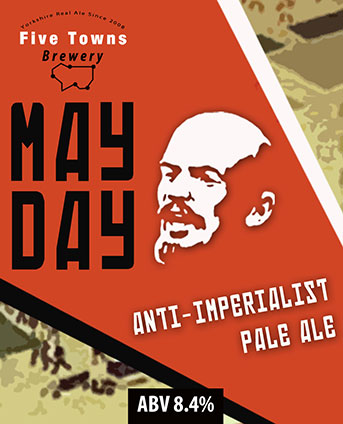 may day brewed by Five Towns Brewery