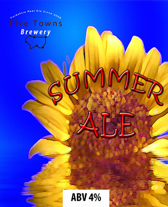 summer ale brewed by Five Towns Brewery